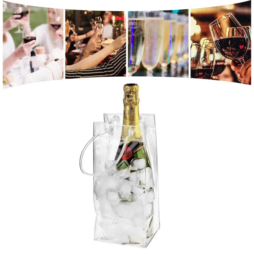 Wine To Beer To Liquor - PVC Leakproof Ice Bag Beer Chiller