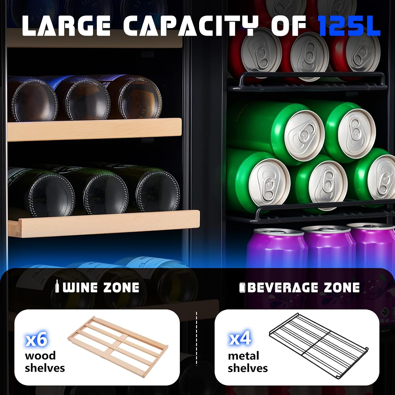 Beverage Refrigerator, 24-Inch - Wine And Beer Undercounter Fridge 评论和价格