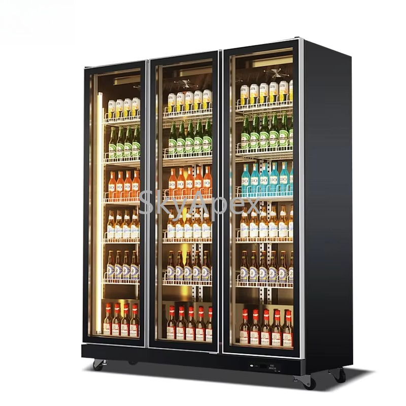 Factory Made 3 Door Vertical D - Wine Beer Supermarket 评论和价格
