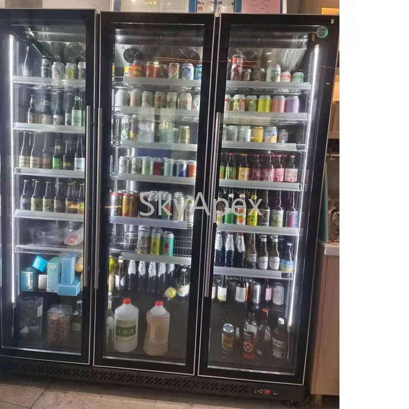 Factory Made 3 Door Vertical D - Wine Beer Supermarket 评论和价格
