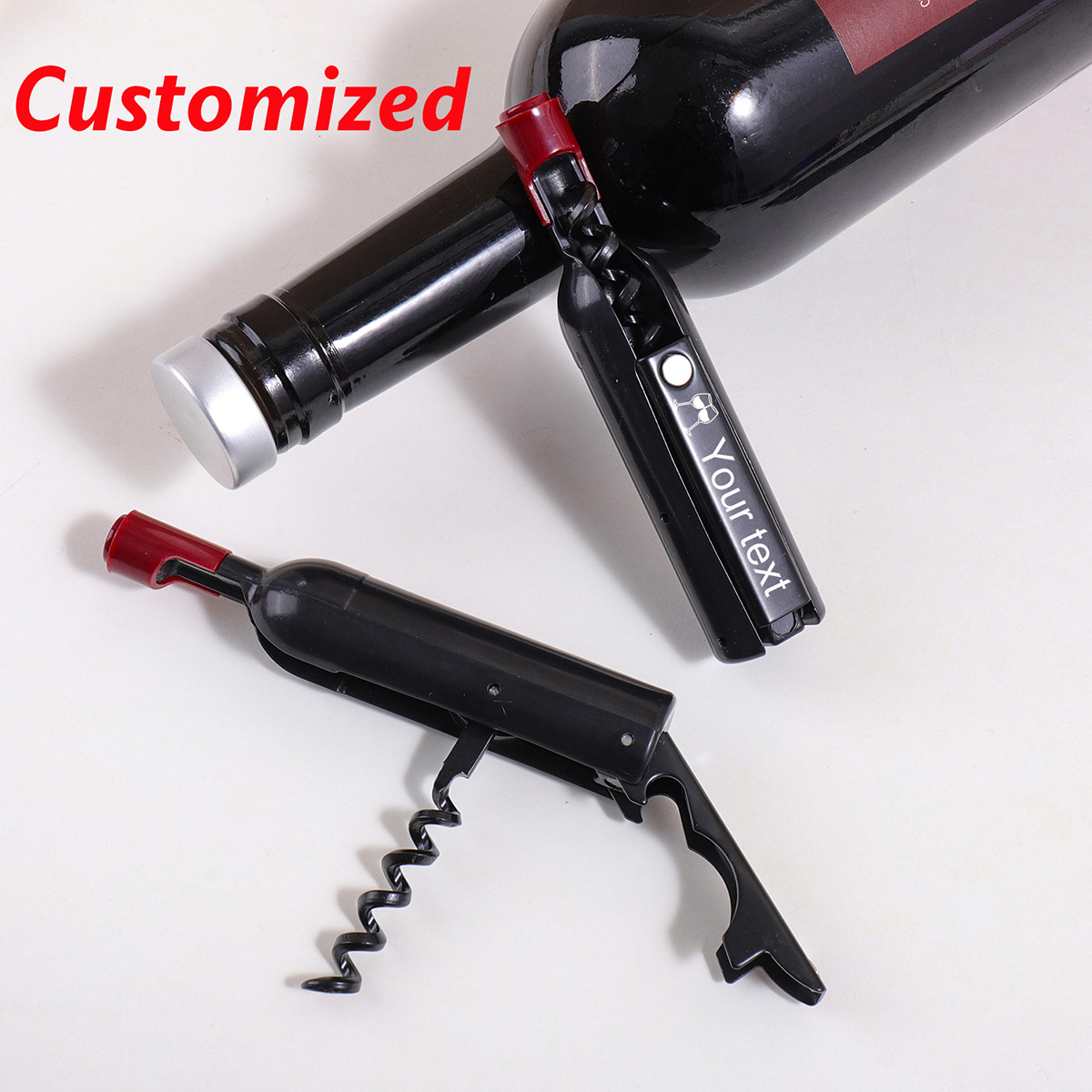 Custom Text Wine Opener Person - Wine In Beer Name 评论和价格
