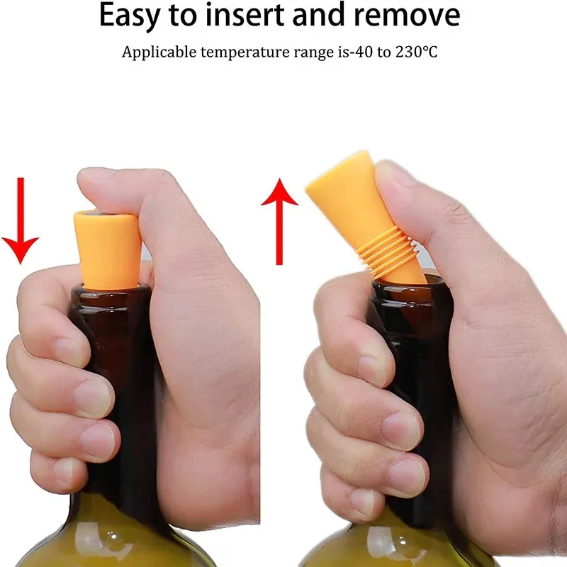 Silicone Wine Bottle Stopper S - Taste Wine Beer Kitchen 评论和价格