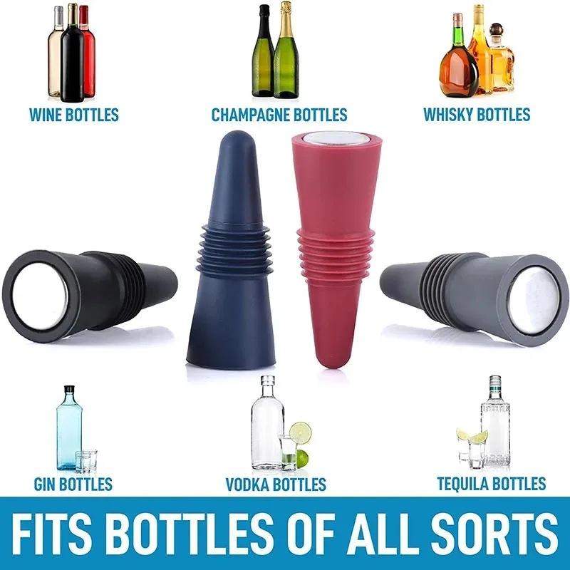 Silicone Wine Bottle Stopper S - Taste Wine Beer Kitchen 评论和价格