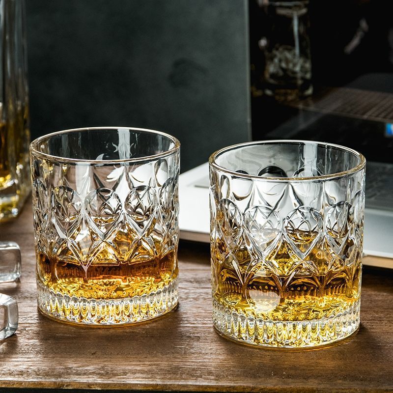 2pcs Glass Cup Whiskey 330ml R - Taste Wine Beer Kitchen 评论和价格