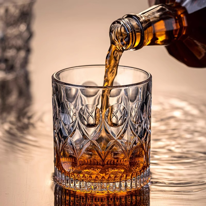 2pcs Glass Cup Whiskey 330ml R - Taste Wine Beer Kitchen 评论和价格