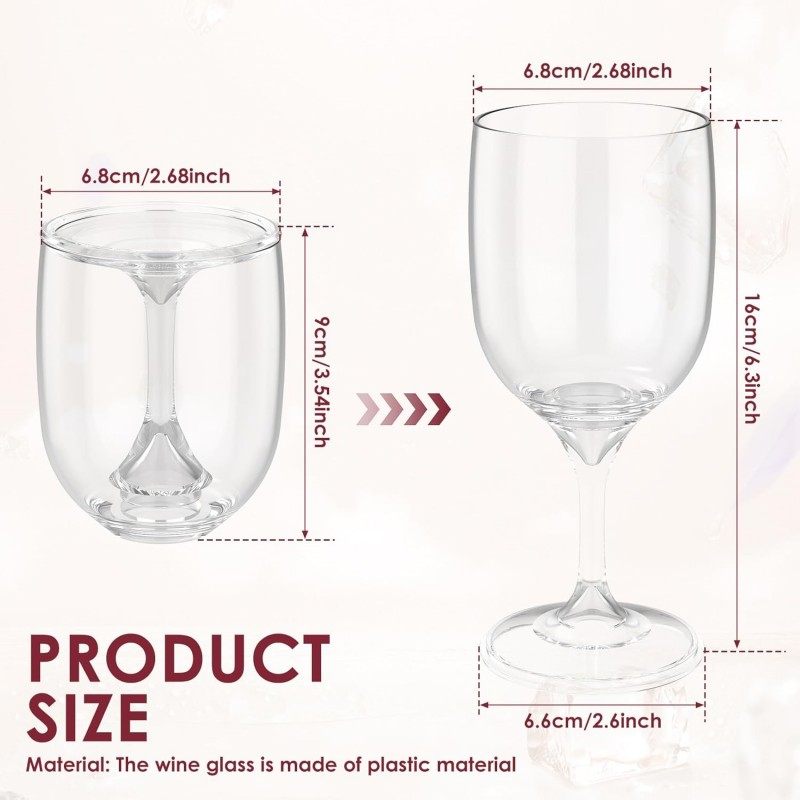 Folding Wine Glass Transparent - Wine & Beer Quito 评论和价格