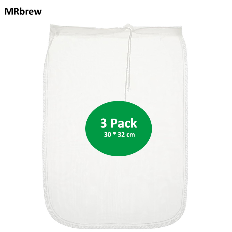 3Pcs Brew Bag 100 Mesh Straini - Wine Beer And Cider 评论和价格