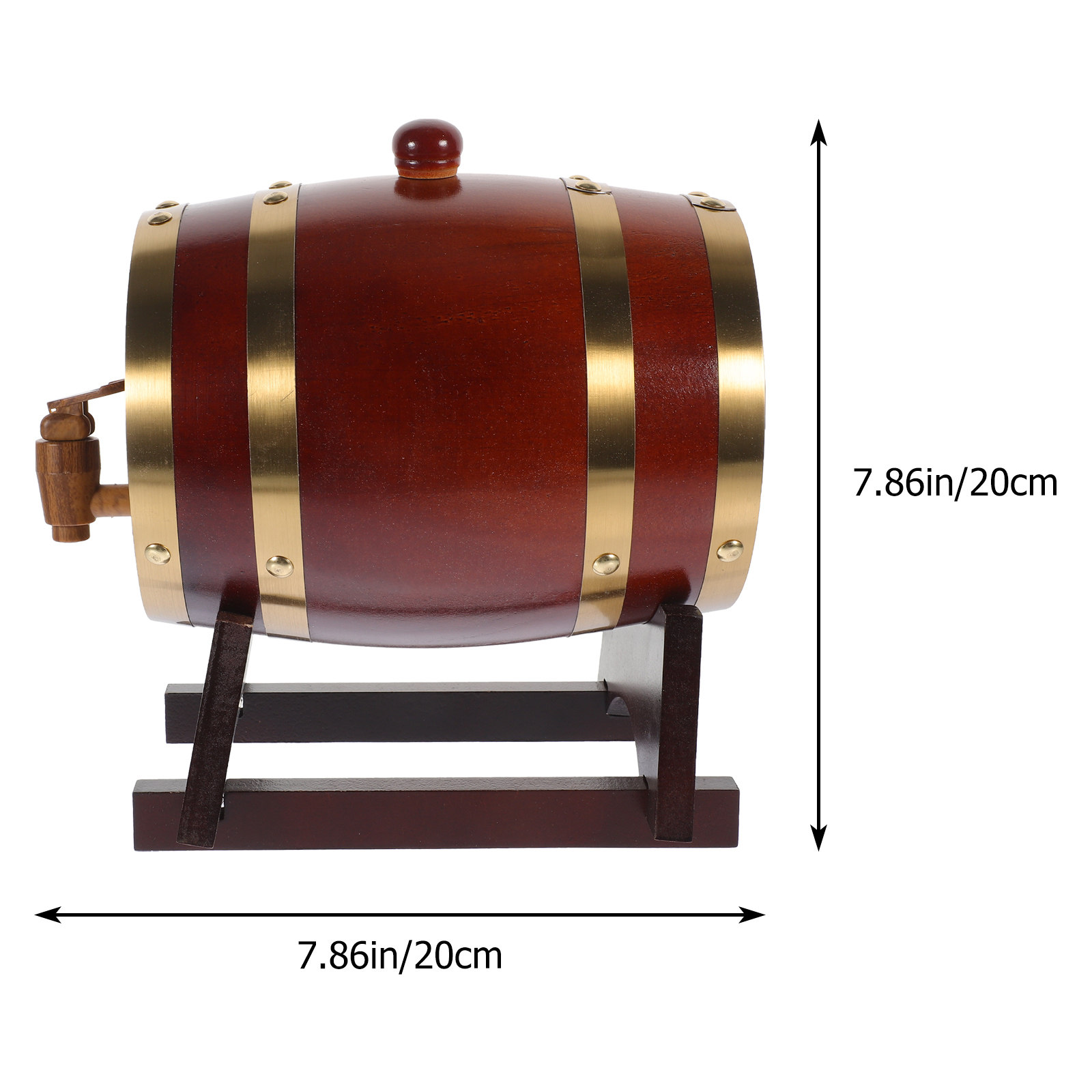 1Set Wood Wine Barrel 1.5L Cla - Wine Beer Red 评论和价格