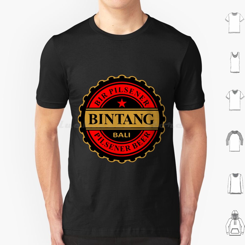 Bintang Pilsener Beer T Shirt  - Wine To Beer To Liquor 评论和价格