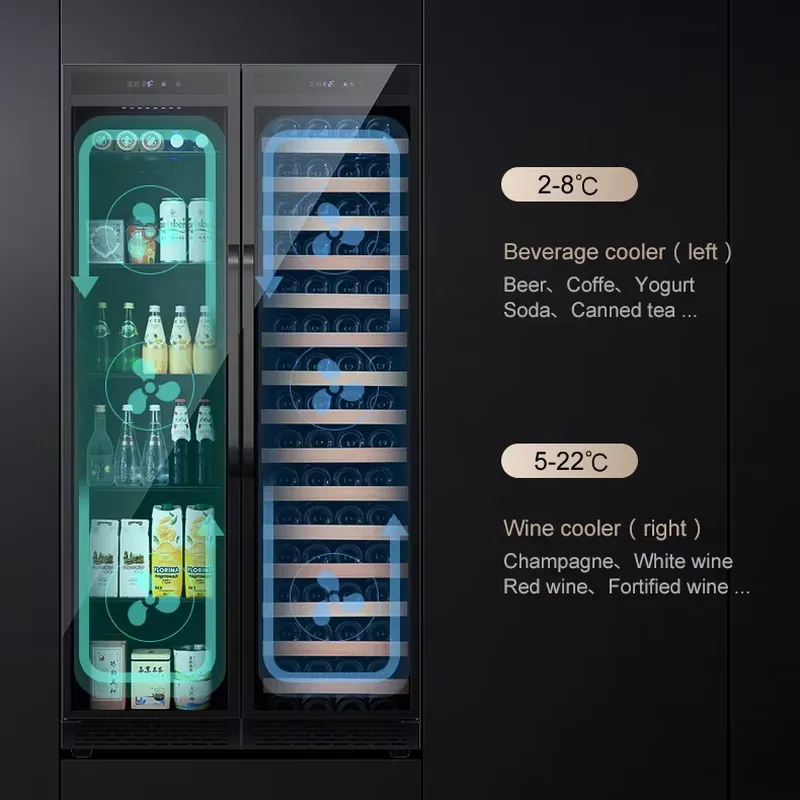 Built In Beverage Fridge Doubl - Wine And Beer Undercounter Fridge 评论和价格