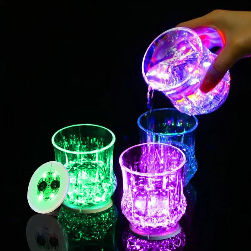 LED Coasters Sticker Night Clu - Wine Beer Red 评论和价格