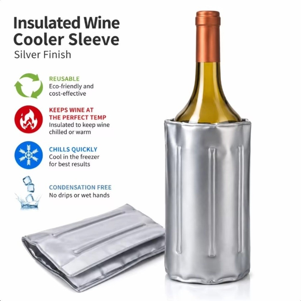 33cm x 18cm Wine Cooler Bag Re - Wine Chiller Sleeve 评论和价格